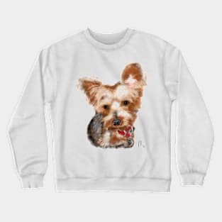 Bold Independent Yorkie Yorkshire Terrier Crewneck Sweatshirt